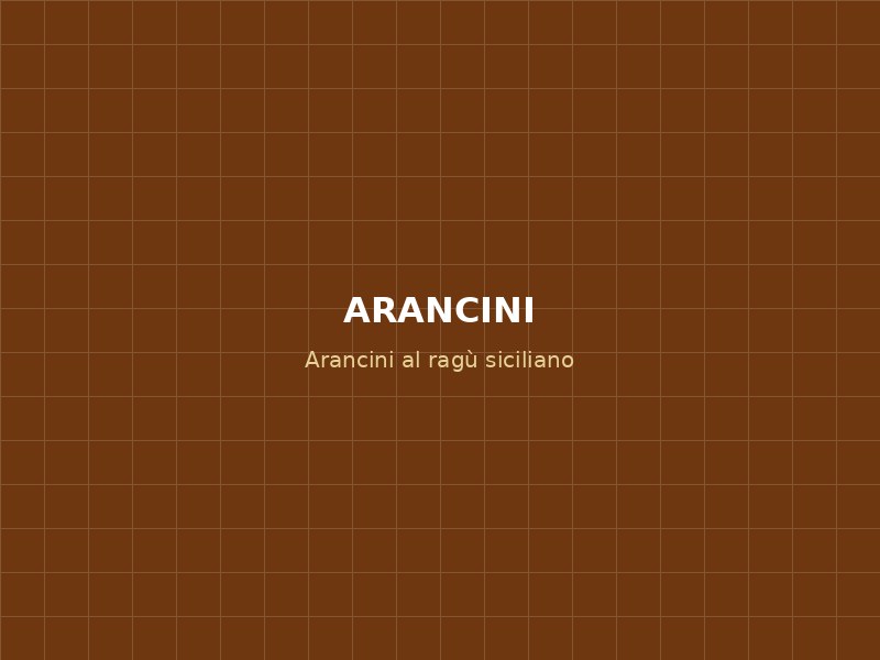 Arancini siciliens
